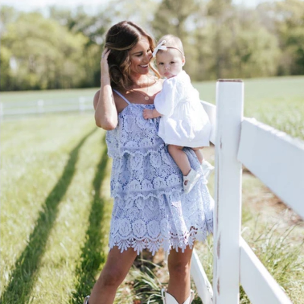 Light blue mini dress